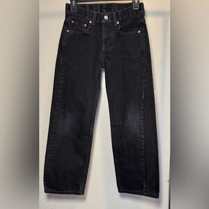 Levi's 550 Black Straight Jeans